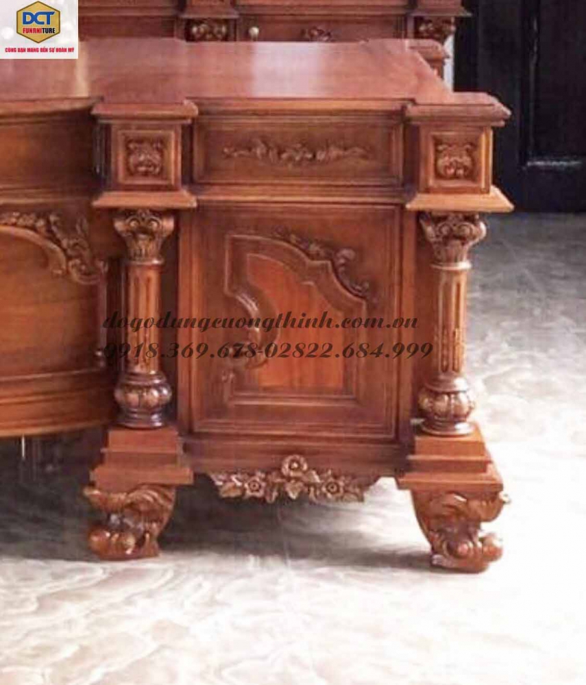 bàn làm việc tân cổ điển cao cấp